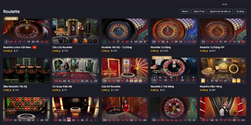 Roulette là gì? Luật chơi và chiến thuật thắng lớn 4 Đa dạng các phiên bản Roulette để trải nghiệm