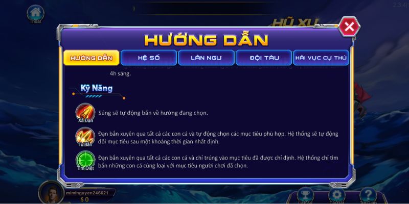 Bắn cá Đại Chiến Thái Bình Dương hấp dẫn tại V9Bet 4 Các kỹ năng trong game bắn cá Đại chiến Thái Bình Dương